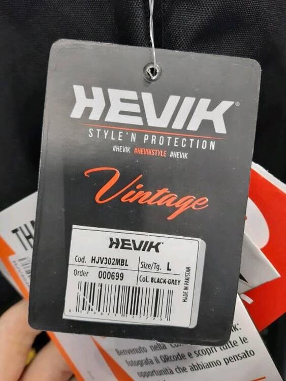 Giacca da moto Hevik Vintage (4)