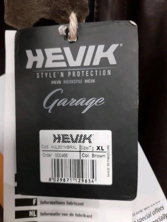 Giacca da moto Hevik Garage (5)
