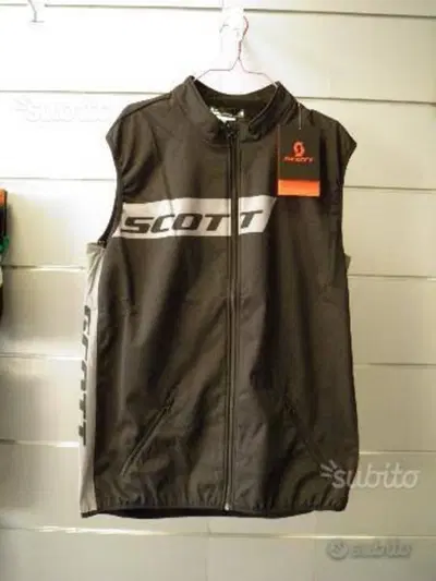 GIACCA SCOTT SENZA MANICHE MOD. VEST ENDURO NERA.