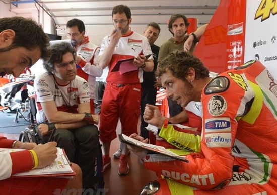 Ducati al Mugello. Valentino Rossi: Test positivo. Il commento di Preziosi 