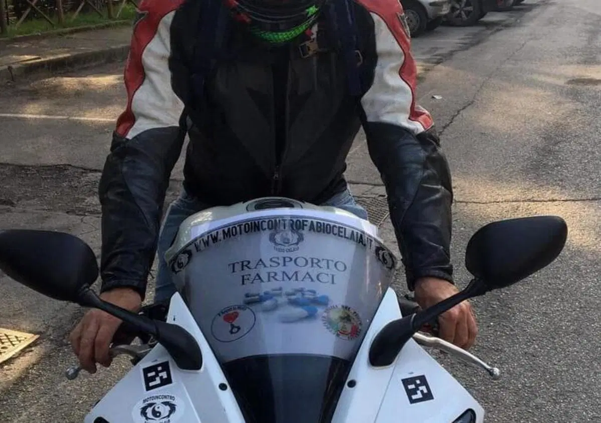 I motociclisti in Umbria consegnano farmaci a domicilio