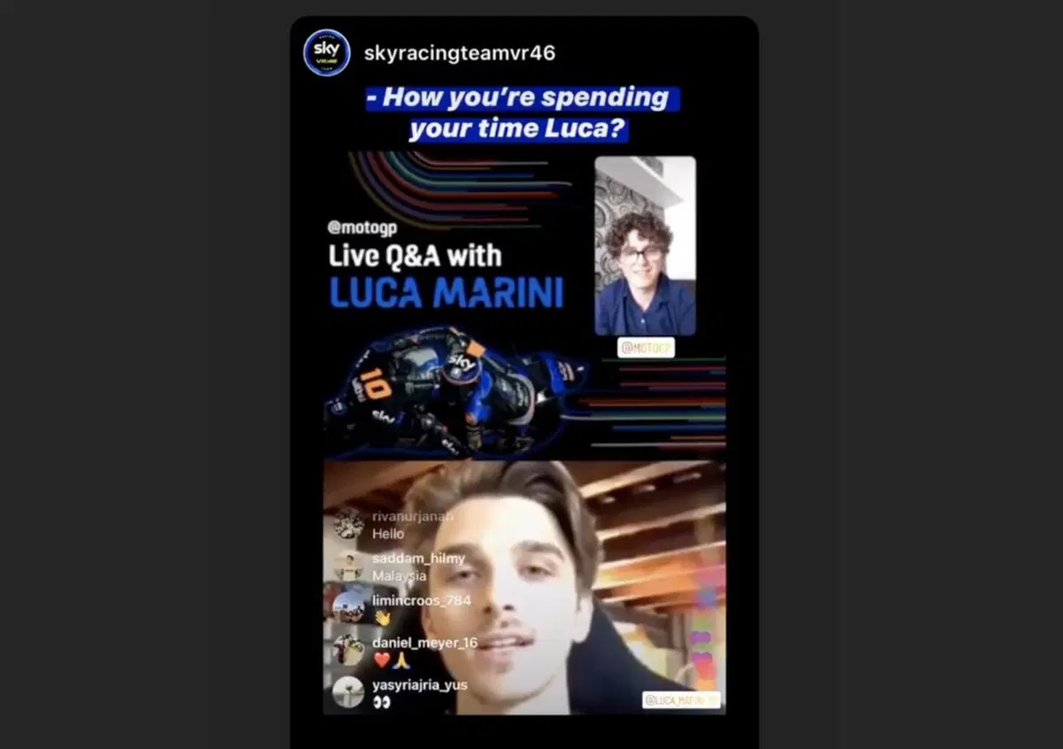 Luca Marini su Instagram: "I miei miti? Valentino e il Mugello"