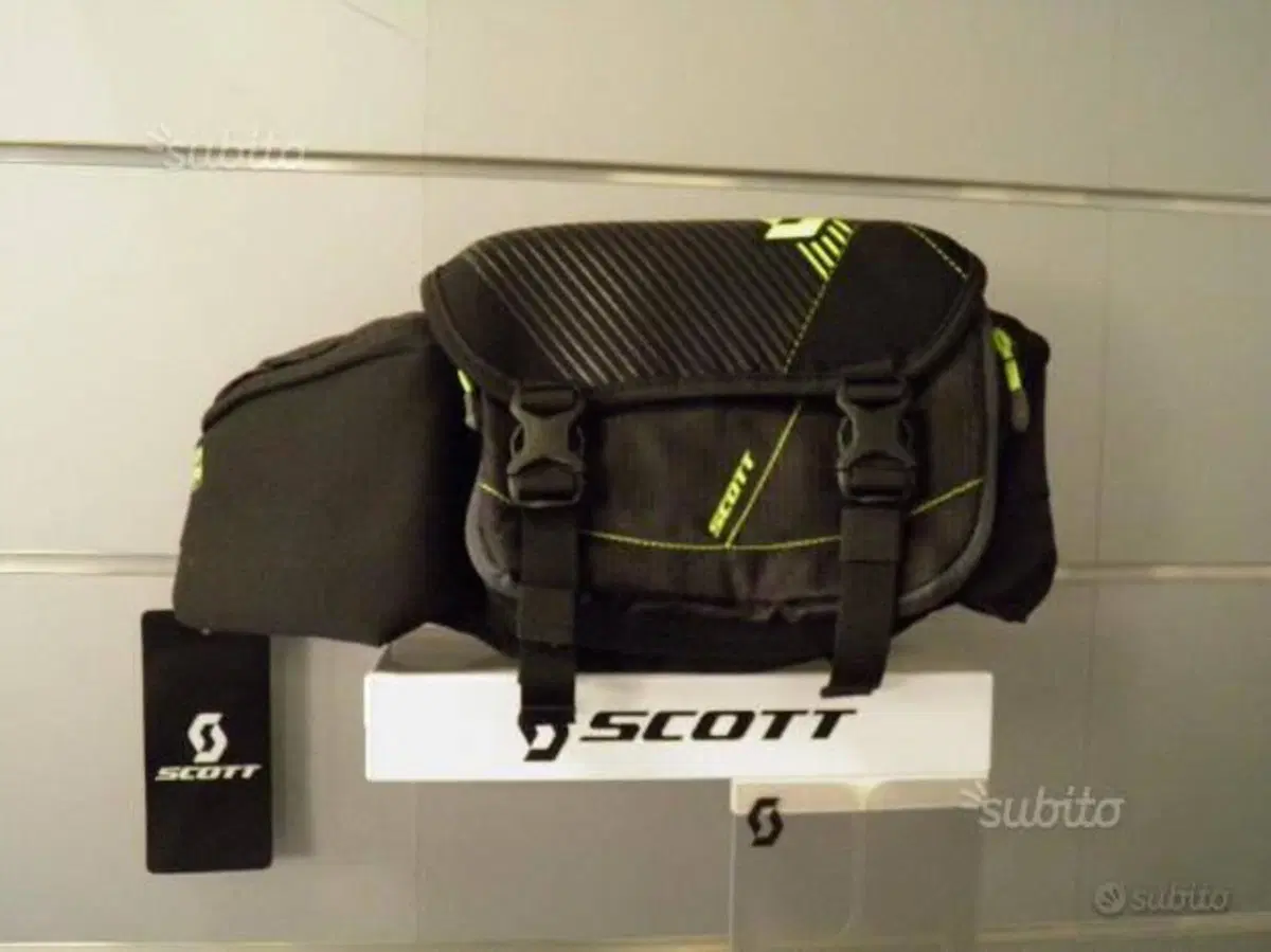 MARSUPIO SCOTT HIP-BELT RACE DAY NERO CON 5 TASCHE