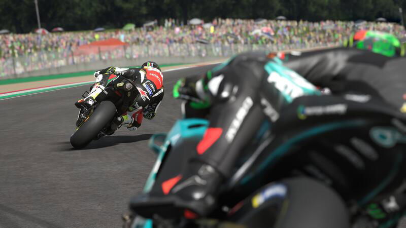 uno screenshot di MotoGp20