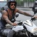 Fabrizio Corona in sella alla sua nuova moto