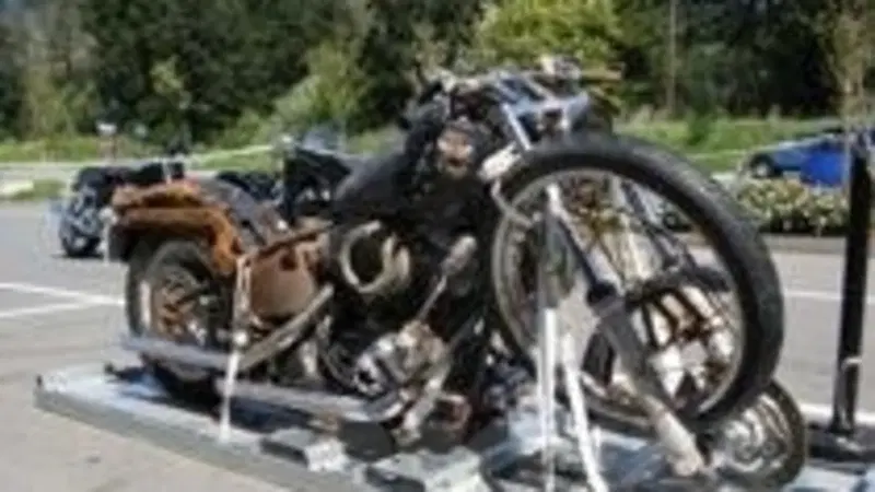 L'Harley dello tsunami diventa un simbolo a Milwaukee