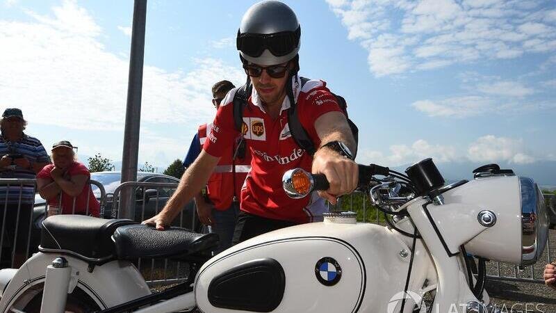 Vettel e la sua passione per le moto