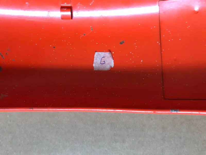 Parafango post arancio G Ducati 250 Scrambler VV (5)