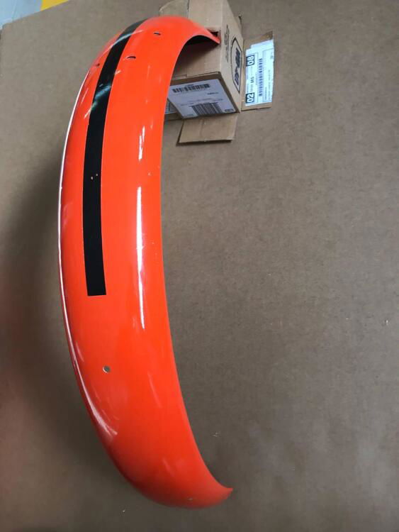 Parafango post arancio G Ducati 250 Scrambler VV (2)