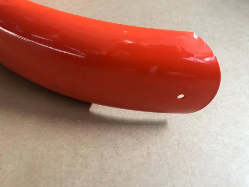 Parafango post arancio L Ducati 250 Scrambler VV (5)