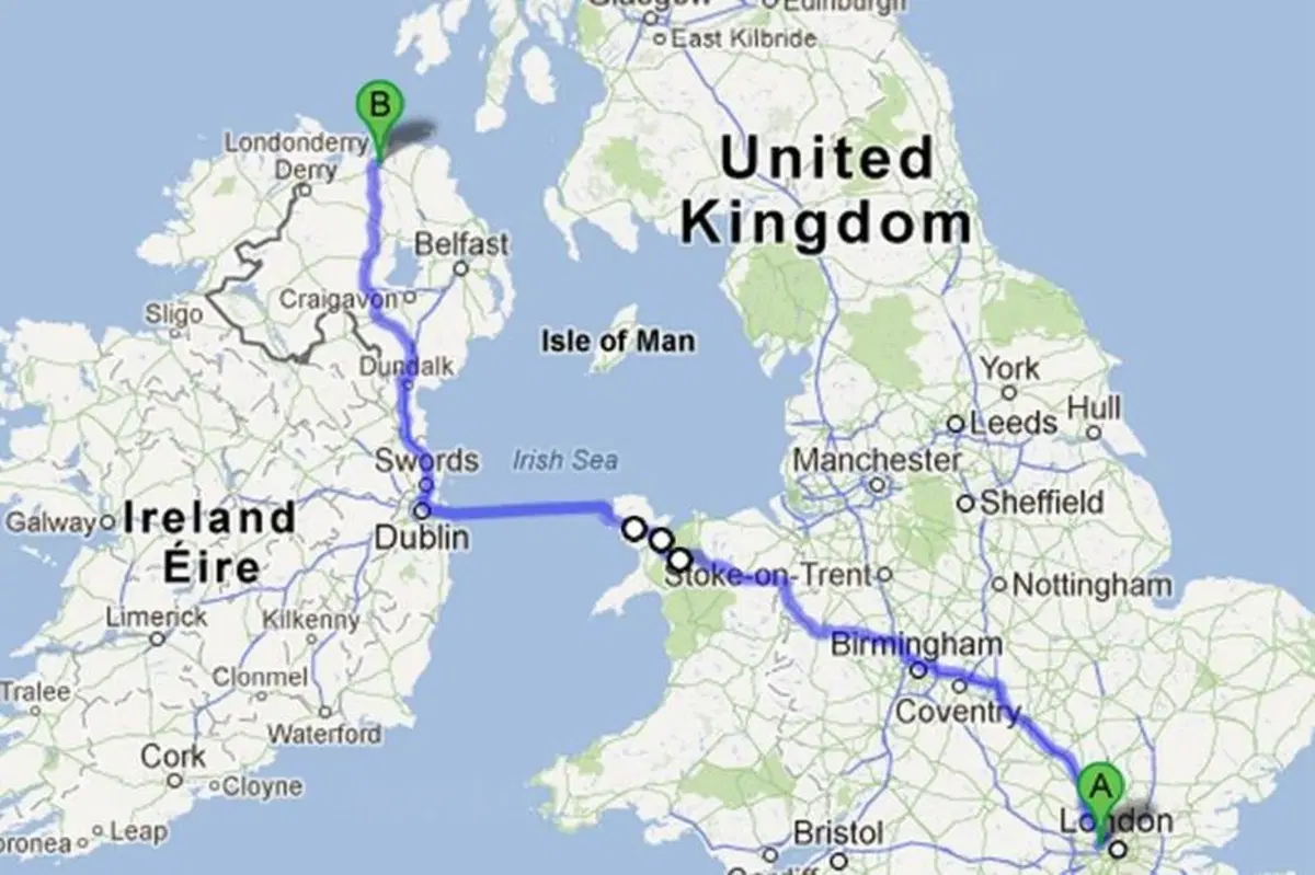 Da Milano alla North West 200. Tappa 5: Londra Colleraine