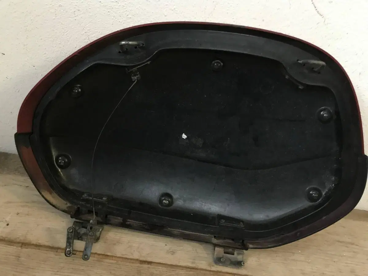 Borsa post dx amaranto Honda Deuville 650 1998 SL (3)