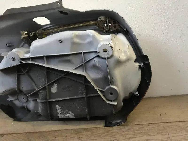 Borsa post dx bianca Honda Deuville 650 2002-2004 (9)