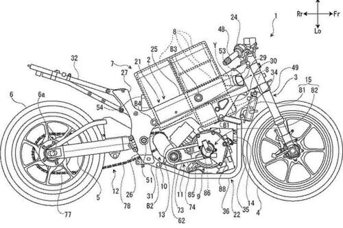 Suzuki. Spunta il brevetto di una moto elettrica (2)