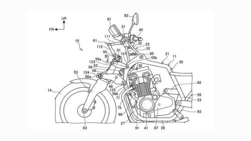 Honda brevetta due sospensioni anteriori in stile Gold Wing (2)