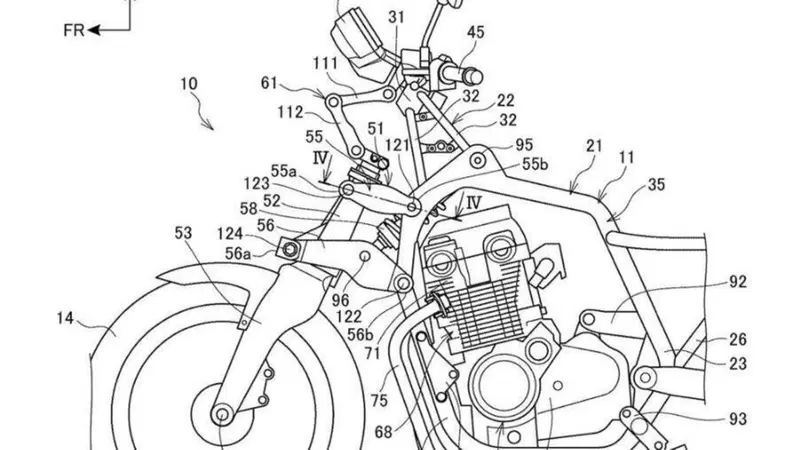 Honda brevetta due sospensioni anteriori in stile Gold Wing
