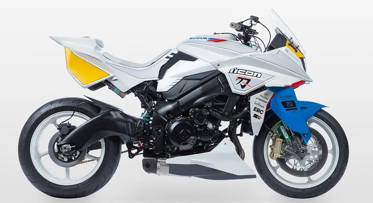 ICON Suzuki Katana: estetica manga e ali