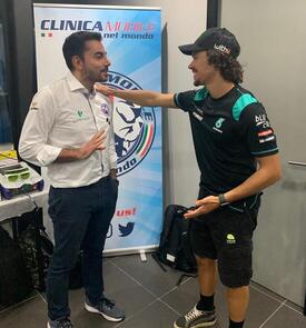 Michele Zasa con Franco Morbidelli