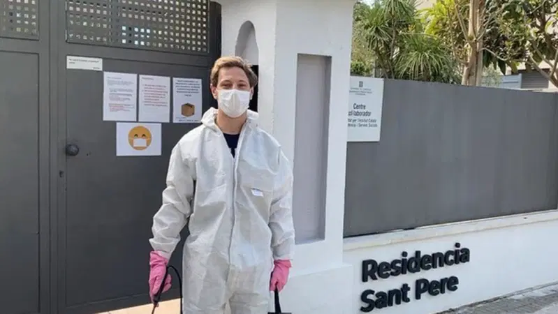 Dominique Aegerter in prima linea contro il Coronavirus