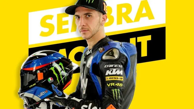 MotoGP. Andrea Migno live su IG (con "bombing" di Valentino Rossi)