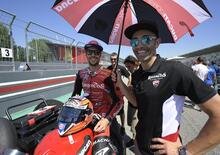 Lorenzo Zanetti, pilota nel CIV Superbike ma anche collaudatore della Ducati V4