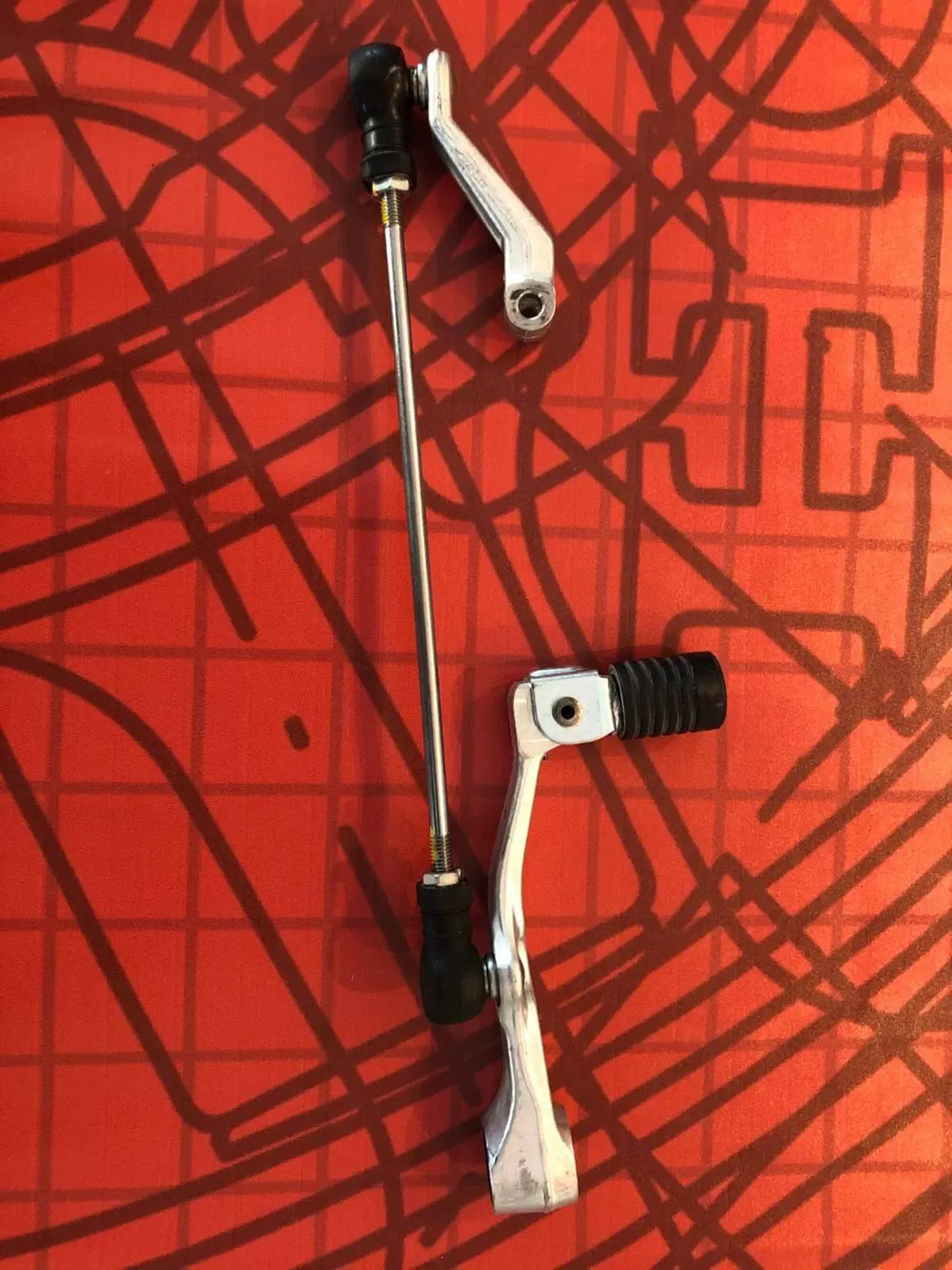 Pedale cambio completo Africa twin Honda (2)