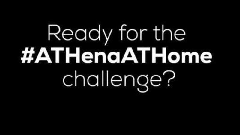 Athena lancia la challenge #ATHenaATHome