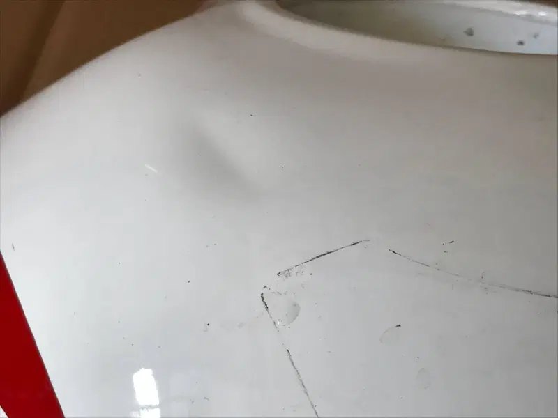 Serbatoio Honda Deuville 2004 bianco SL (6)
