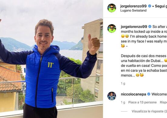 Jorge Lorenzo è tornato (a casa...)