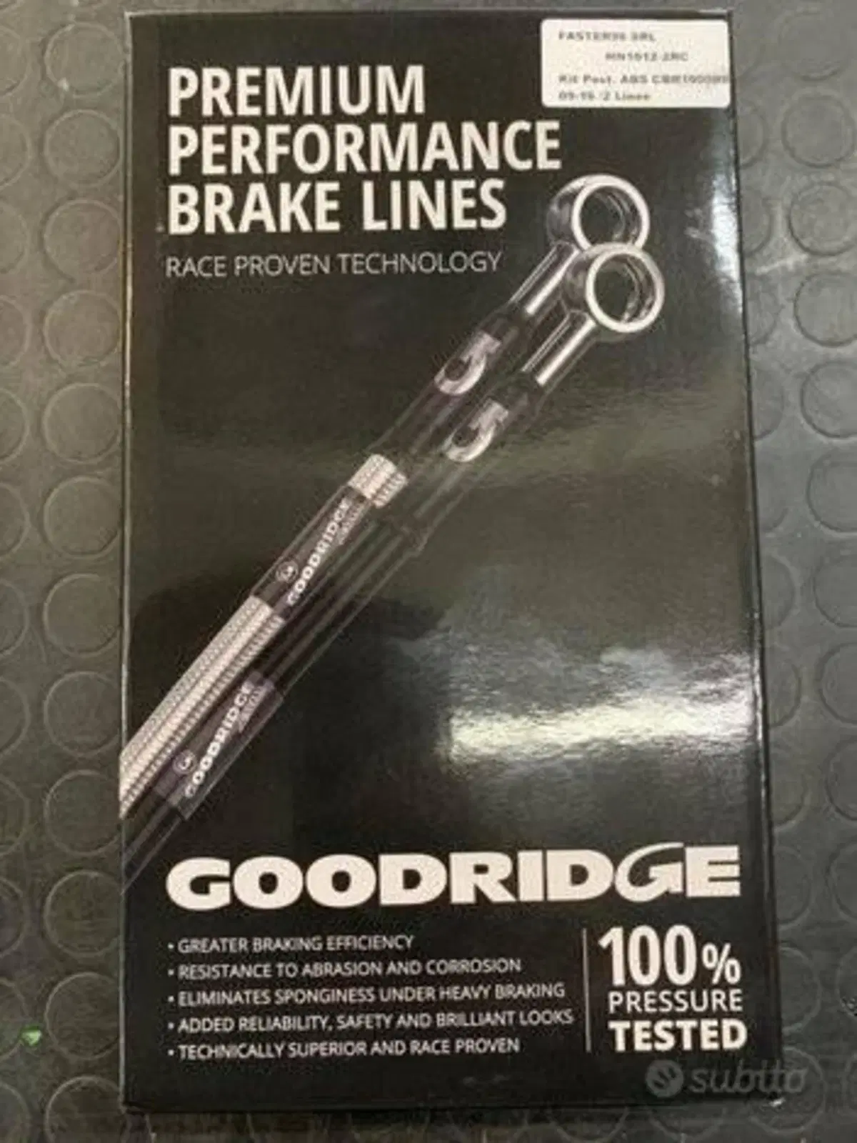 Goodridge kit tubi freno in treccia cbr1000 rr (5)