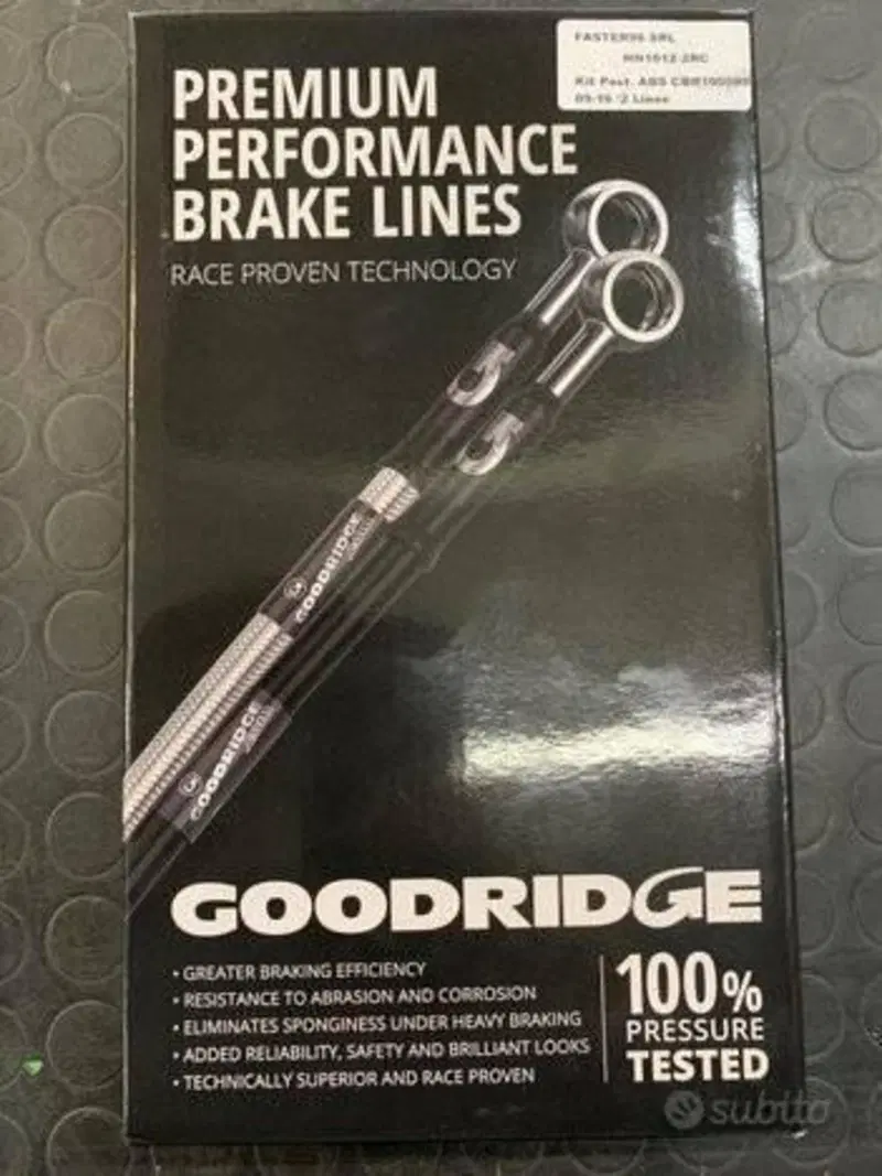 Goodridge kit tubi freno in treccia cbr1000 rr (5)