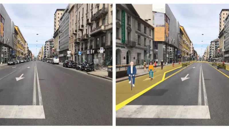 Fase 2: l'Italia scopre le bici. Le citt&agrave; si riempiono di ciclabili. Si parte da Milano