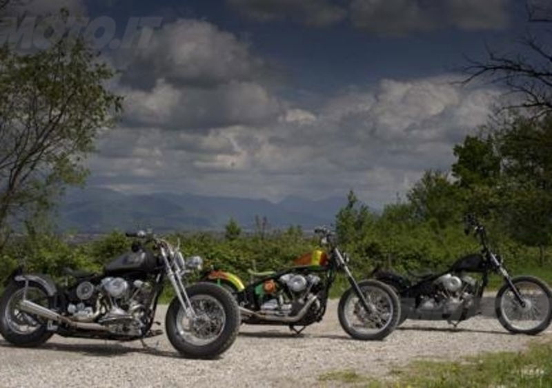 Headbanger Motorcycles all&#039;Ippodromo di San Siro, a Milano, per testare la gamma 2012