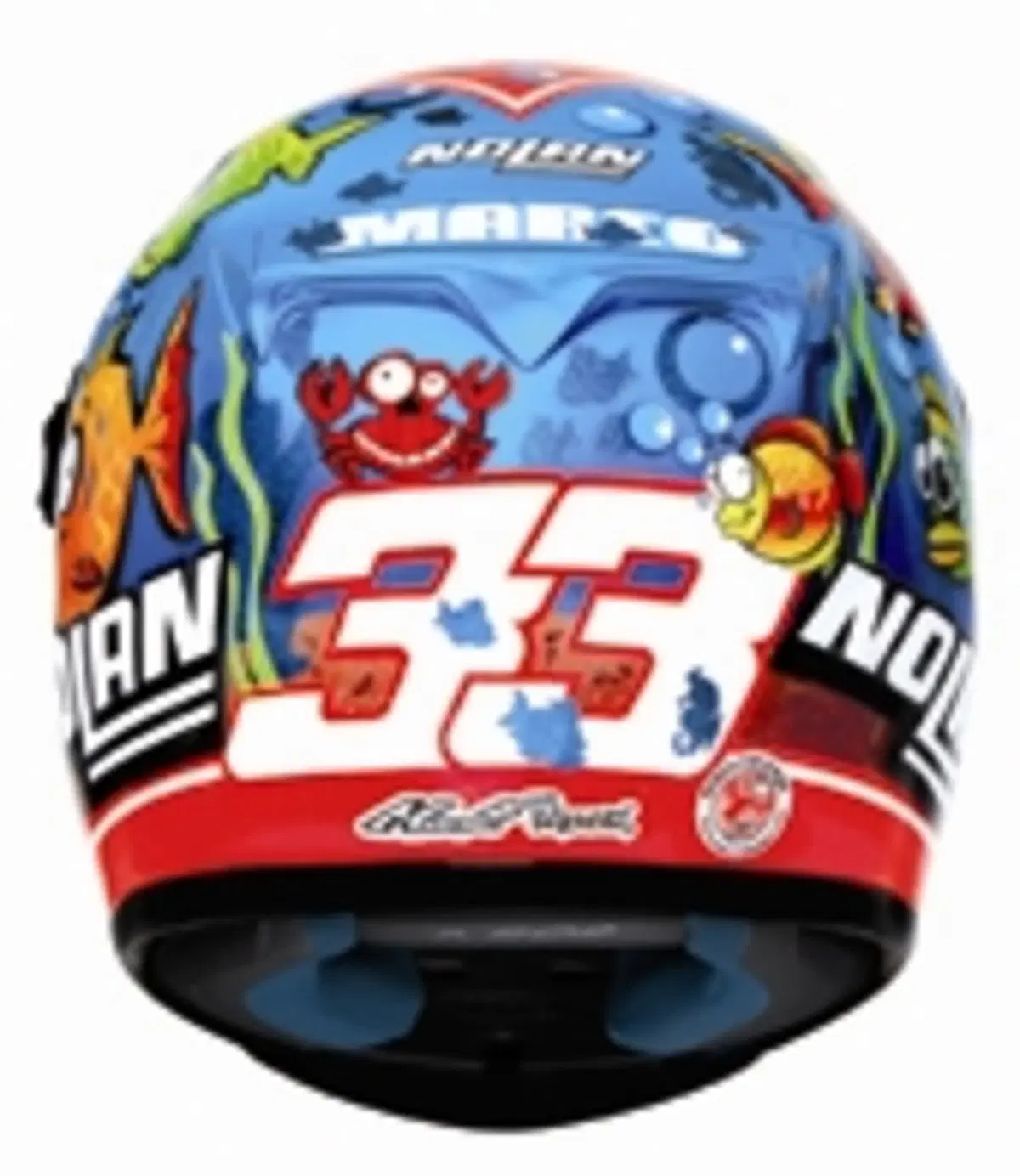 Casco speciale per Melandri a Misano. Andrà all'asta per il terremoto