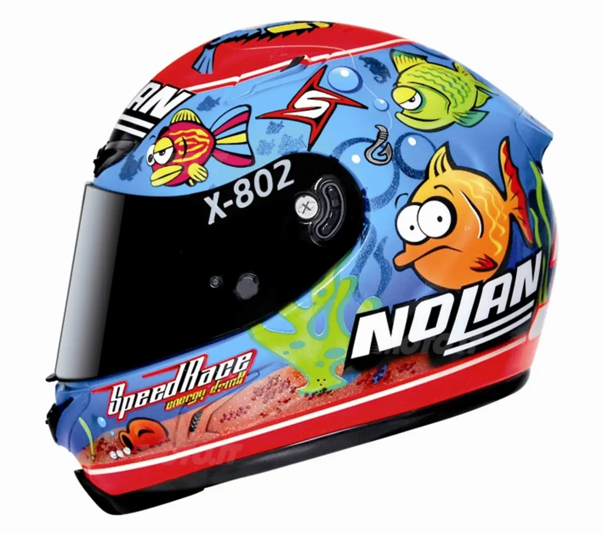 Casco speciale per Melandri a Misano. Andrà all'asta per il terremoto (2)