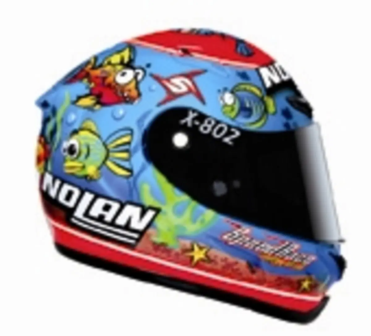Casco speciale per Melandri a Misano. Andrà all'asta per il terremoto (3)