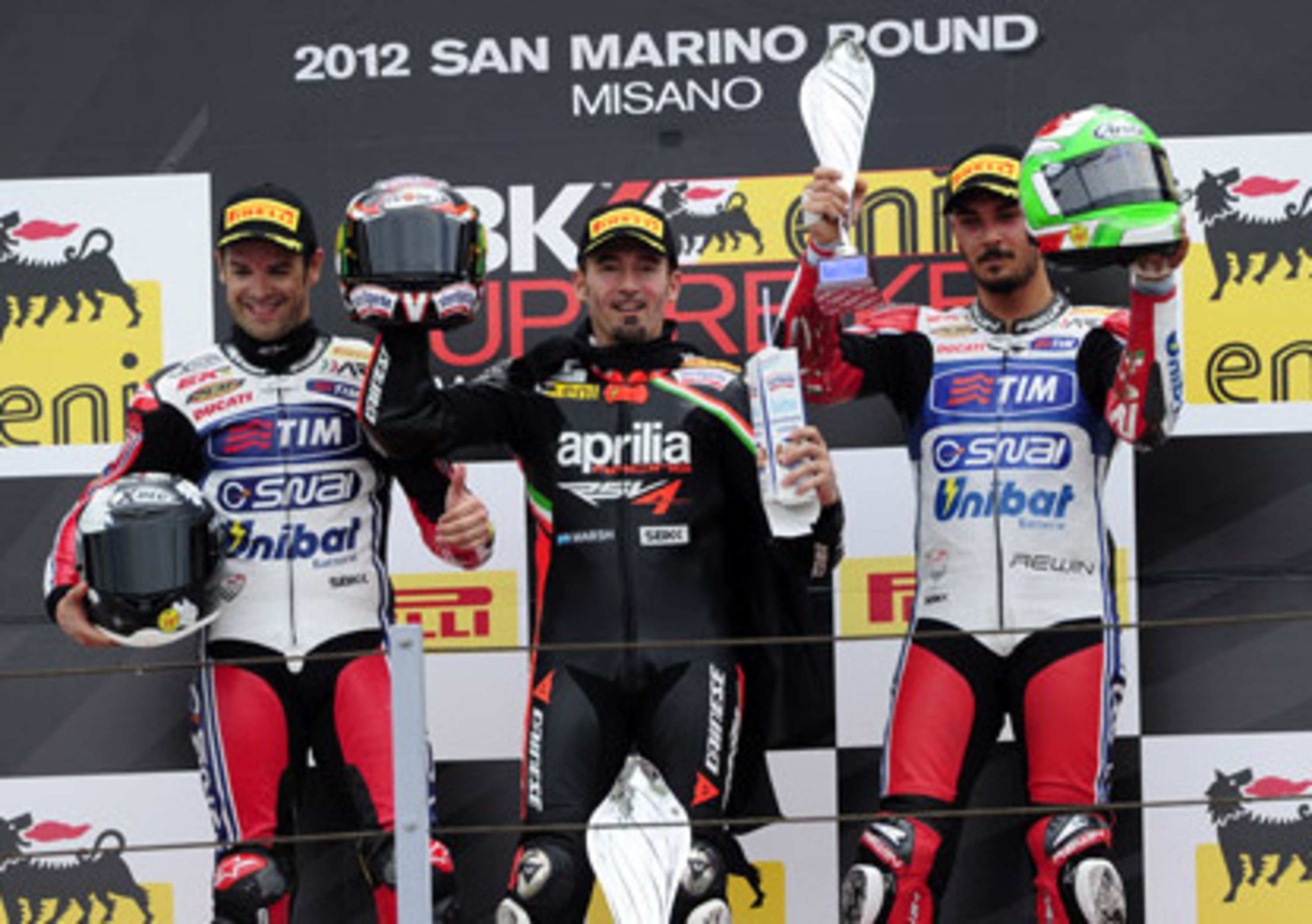 Superbike. Max Biaggi vince Gara 1 a Misano