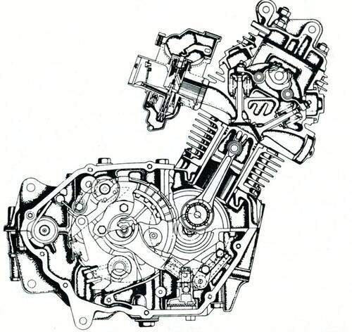 Le prime maxi moto giapponesi e italiane erano monoalbero   (3)