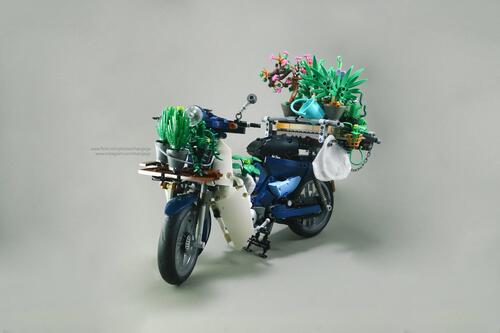 Honda Super Cub made in Vietnam. Fatto con il LEGO (7)