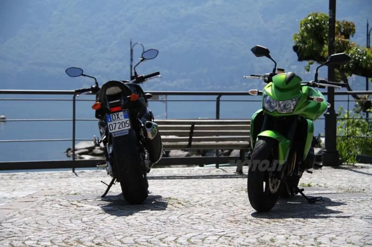 Kawasaki Z750 VS Suzuki GSR 750 (30)