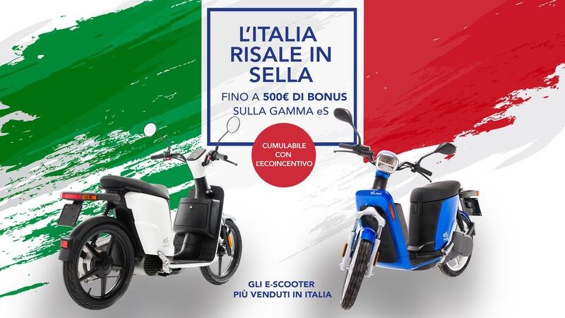 Bonus Ripartenza Askoll, fino a 500 &euro; di sconto sugli scooter elettrici