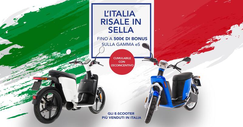 Bonus Ripartenza Askoll, fino a 500 &euro; di sconto sugli scooter elettrici