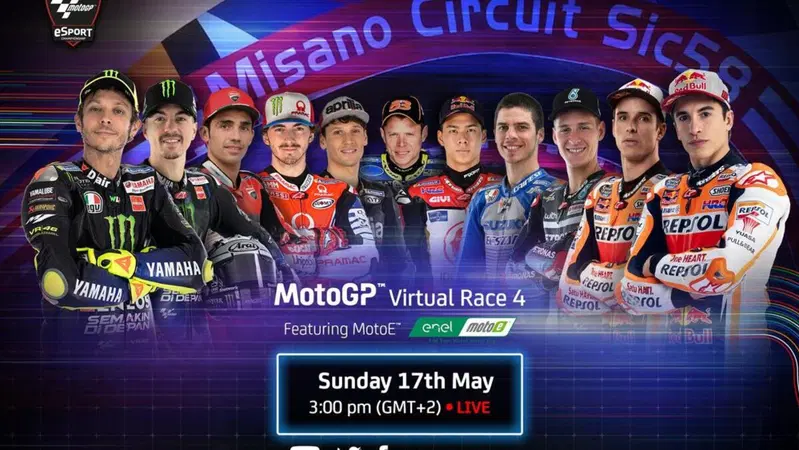 MotoGP. Alex Marquez vince la Virtual Race 4 a Misano. Valentino Rossi terzo - Rivedi la nostra cronaca-commento