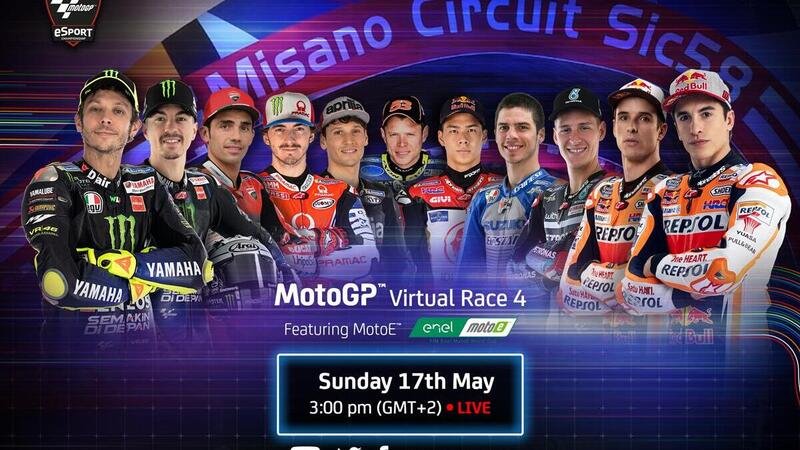 MotoGP. Alex Marquez vince la Virtual Race 4 a Misano. Valentino Rossi terzo - Rivedi la nostra cronaca-commento