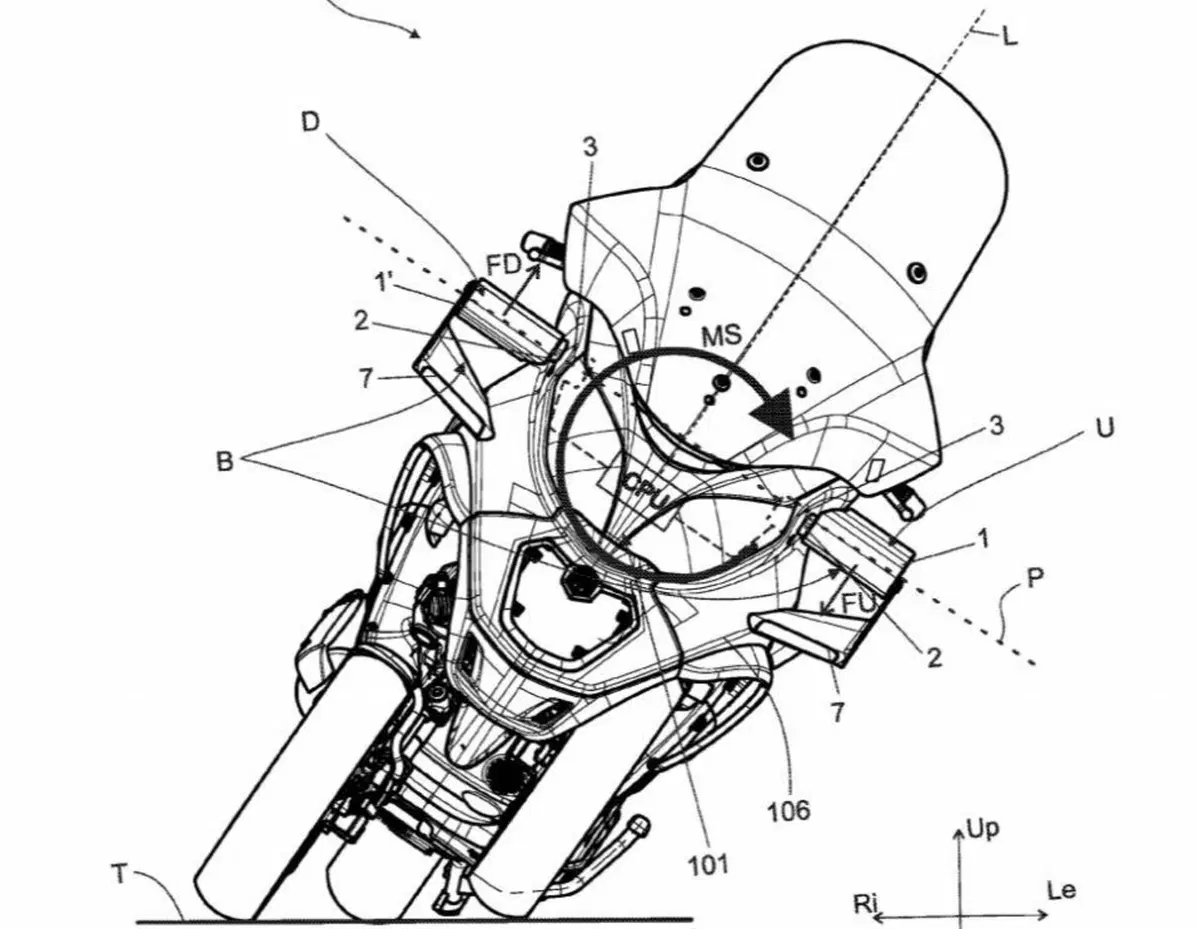 Piaggio brevetta le ali mobili. Per Aprilia? (7)