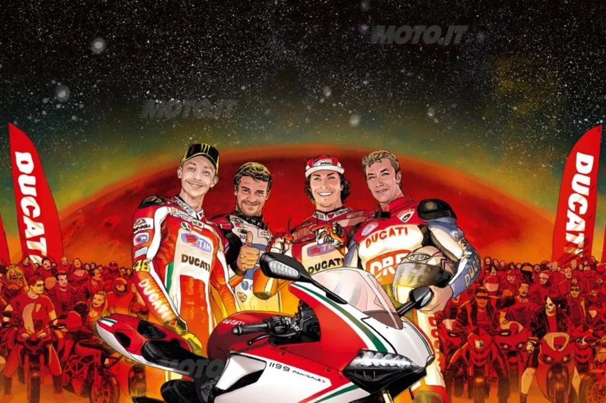 WDW 2012, si alza il sipario. Rossi sfiderà Bayliss e Checa con la Diavel! (4)