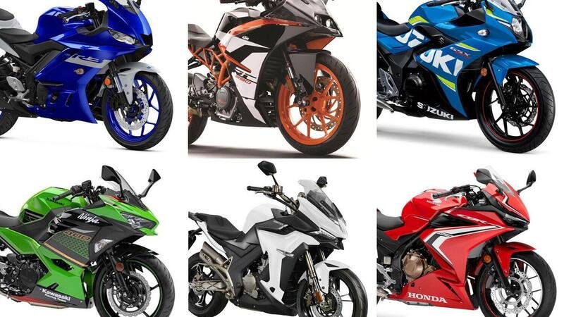 Moto, consigli per gli acquisti: 6 sportive sotto i 500 cc