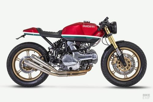 La Ducati Pantah 600 SL diventa una tirata cafe racer