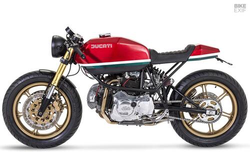 La Ducati Pantah 600 SL diventa una tirata cafe racer (2)