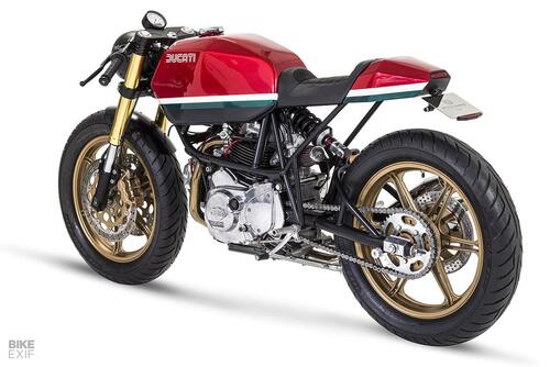 La Ducati Pantah 600 SL diventa una tirata cafe racer (3)